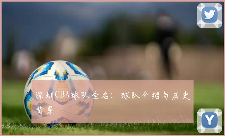 深圳CBA球队全名：球队介绍与历史背景